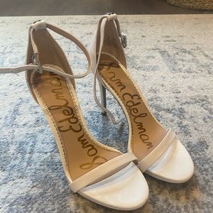 Sam Edelman white heels- perfect for bride